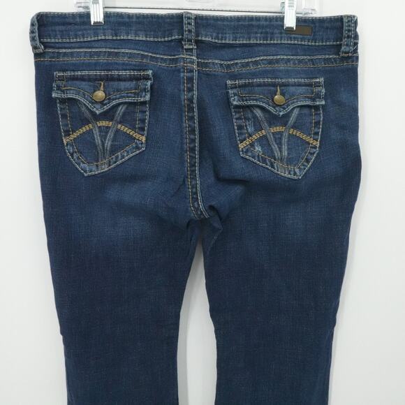 Kut From The Kloth Jeans Womens 14P Blue Bootcut Denim Stretch Back Flap Pockets - Picture 9 of 14
